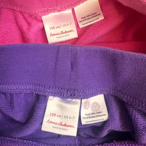 Hanna Andersson girl shorts, size 6-7 - Picture 3 of 3